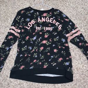 Oversized Floral Sweater